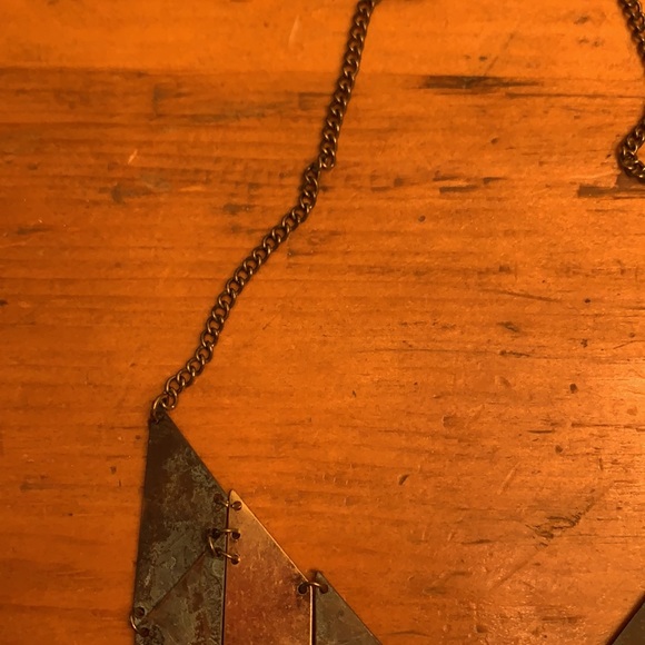 Copper and Brass Necklace - Picture 4 of 6